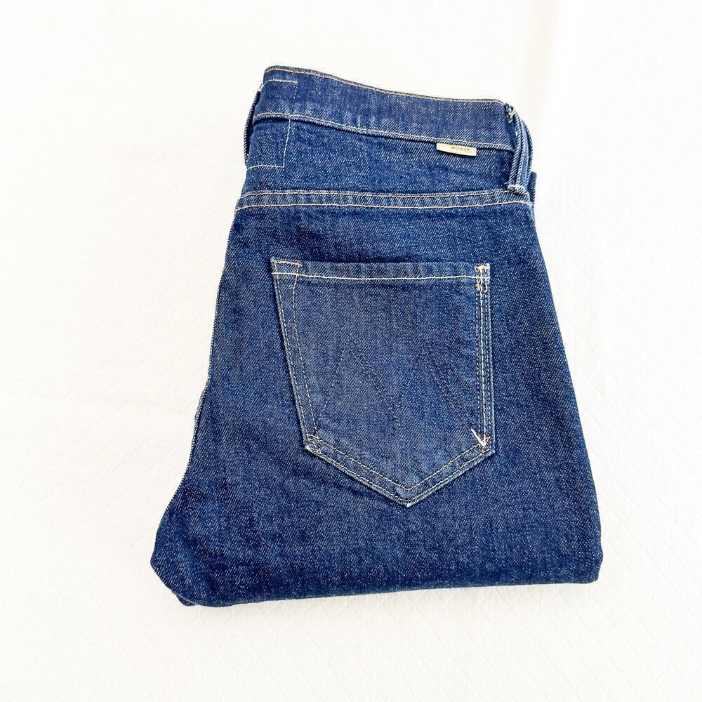 Mother Superior The Stinger Flood All Cleaned Up Dark Wash Denim Jeans Size 25